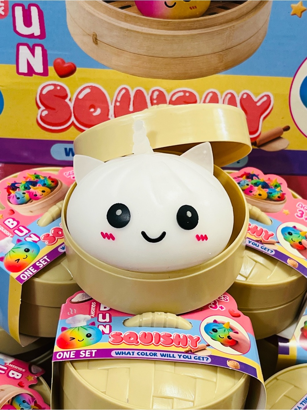 White Mystery Color Changing Unicorn Squishy Dumpling